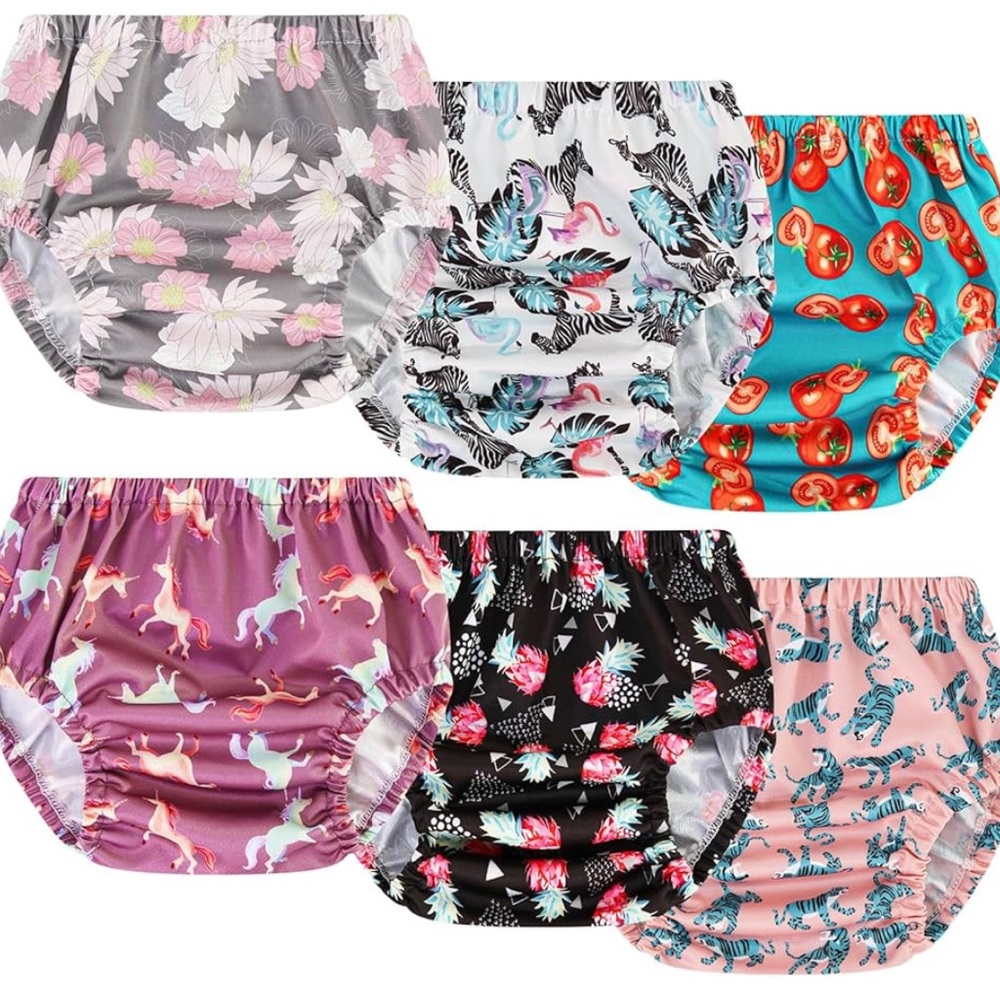 Colorful Kids Training Pants Set 6pc